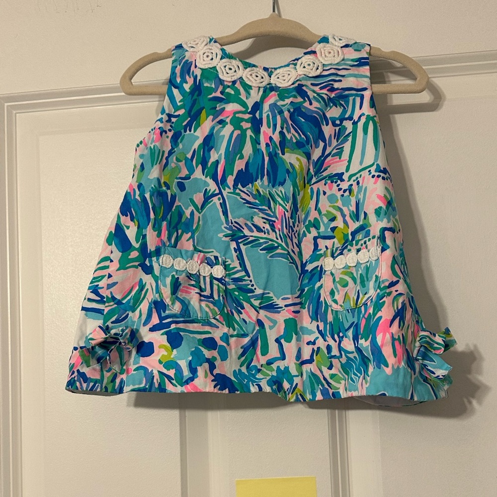Lilly Pulitzer 6-13m Shift with matching bloomer